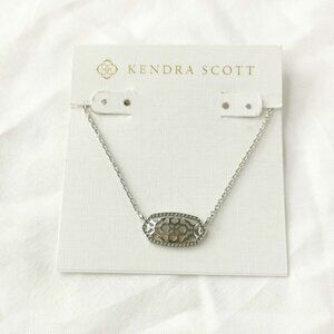 Kendra Scott Elisa Silver Filigree Silver Pendant Necklace